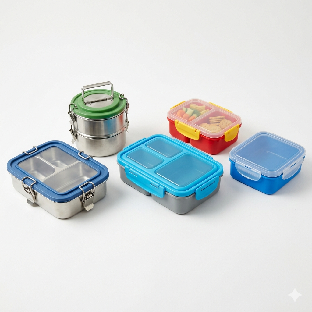 Steel Tiffin Boxes