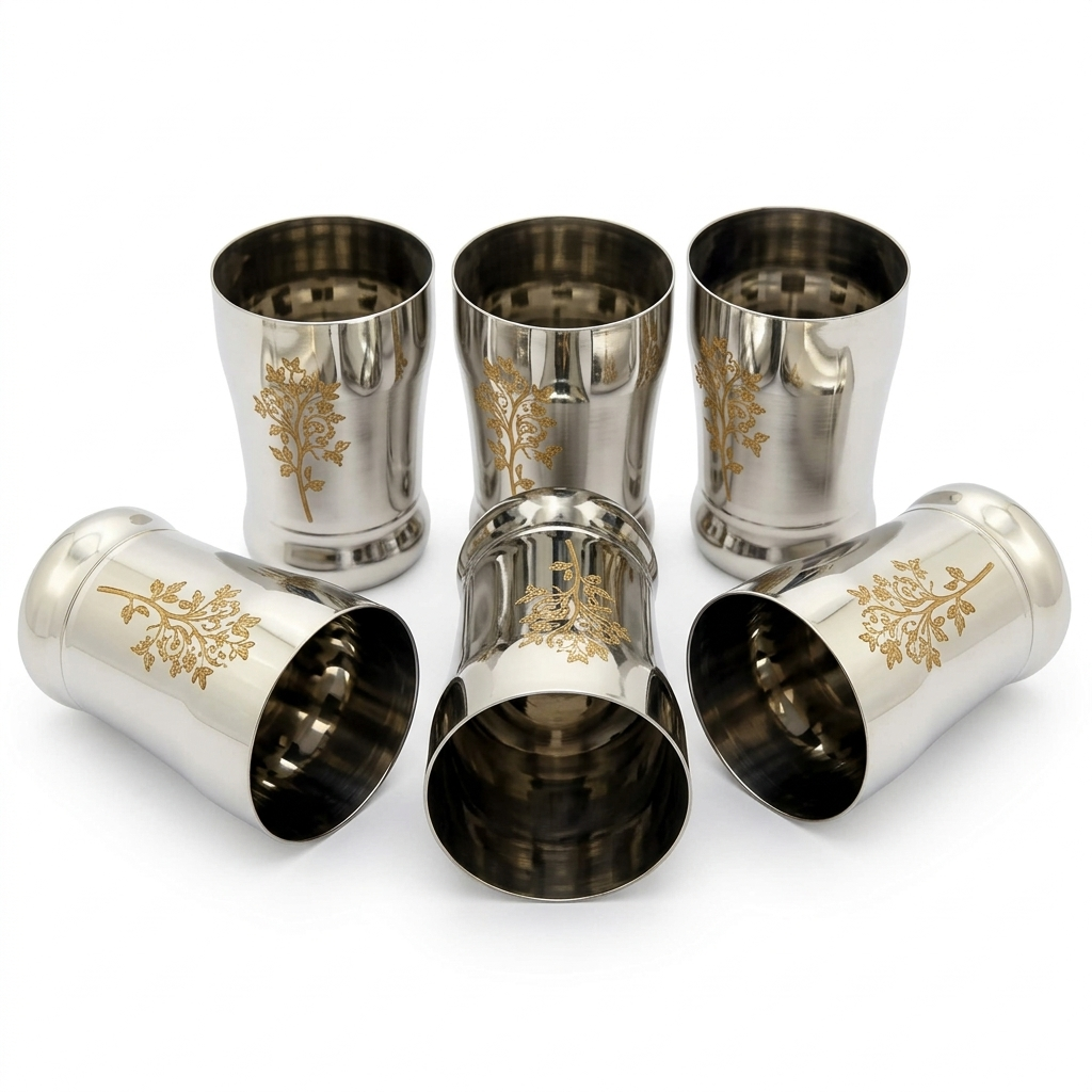 Glass Set - Stainless Steel