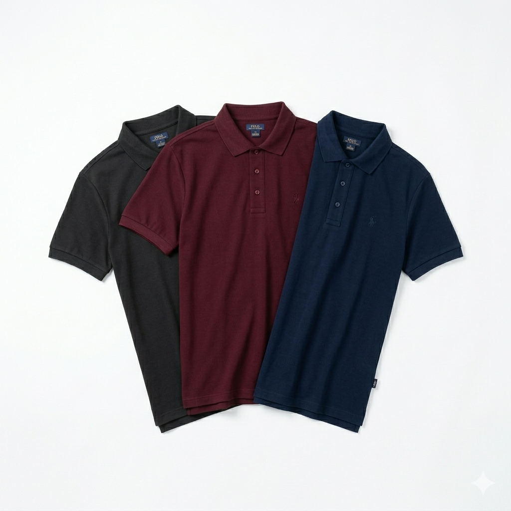 Polo Neck T-Shirt - Men's