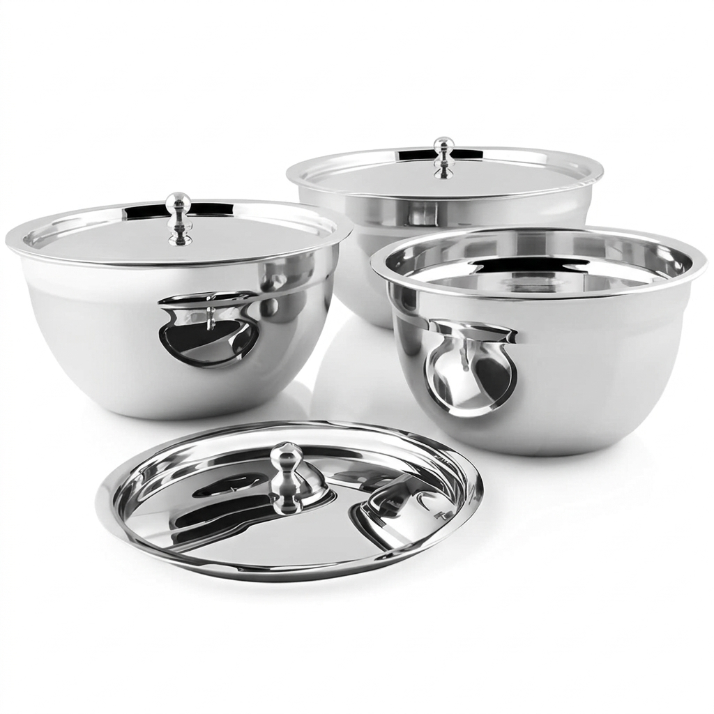 Serving Bowl Set - Stainless Steel