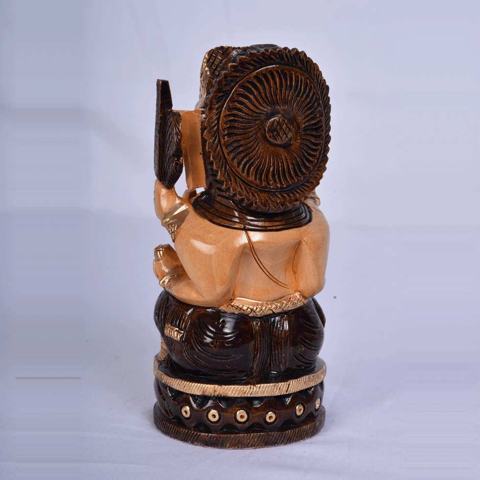 Ganesh Idol - Wooden