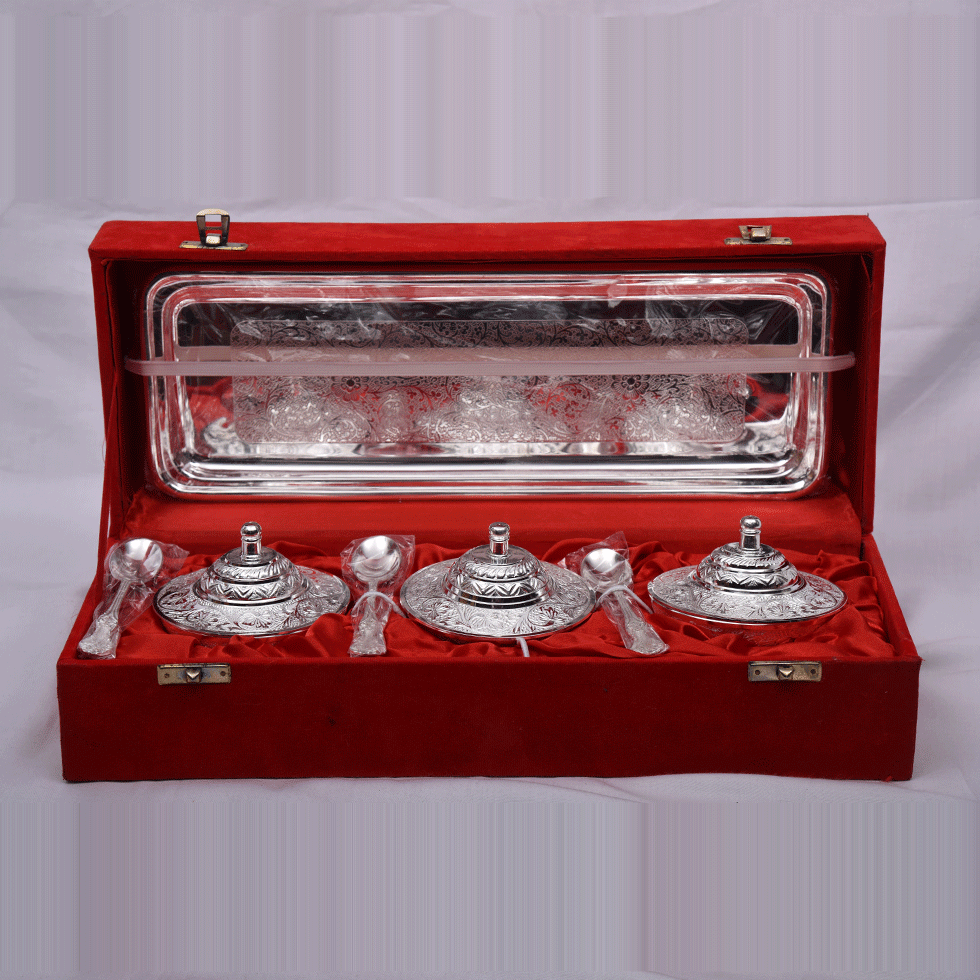 Mukhwas Set - German Silver