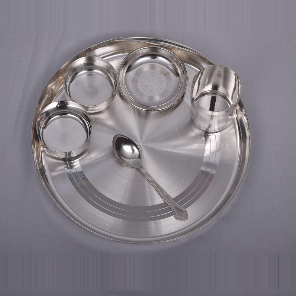 Plate Set - German Silver