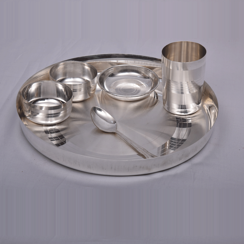 Plate Set - German Silver