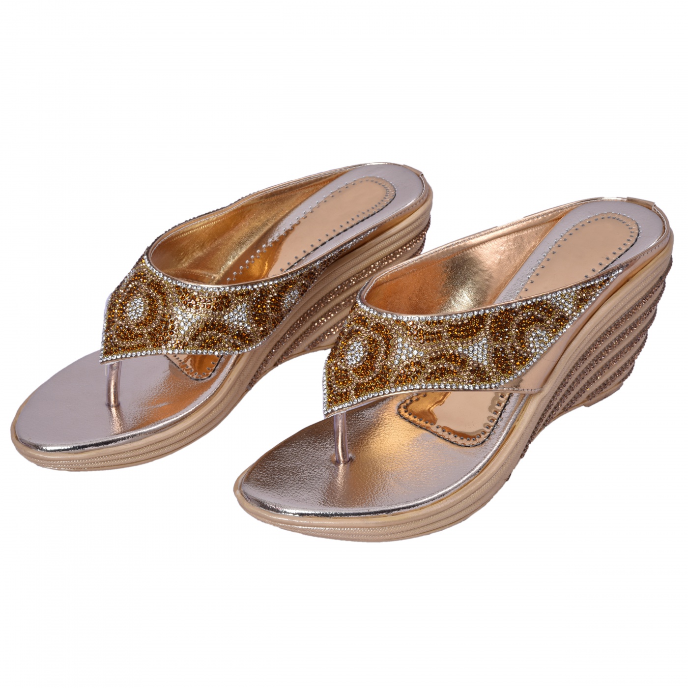 Platform V Shaped Chappal - National Handloom Corporation