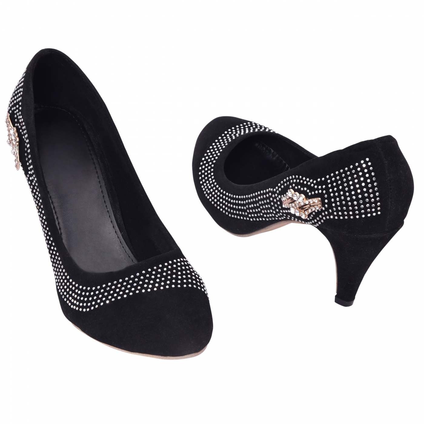 Strappy Studded Mid-Heel Sandal | White House Black Market