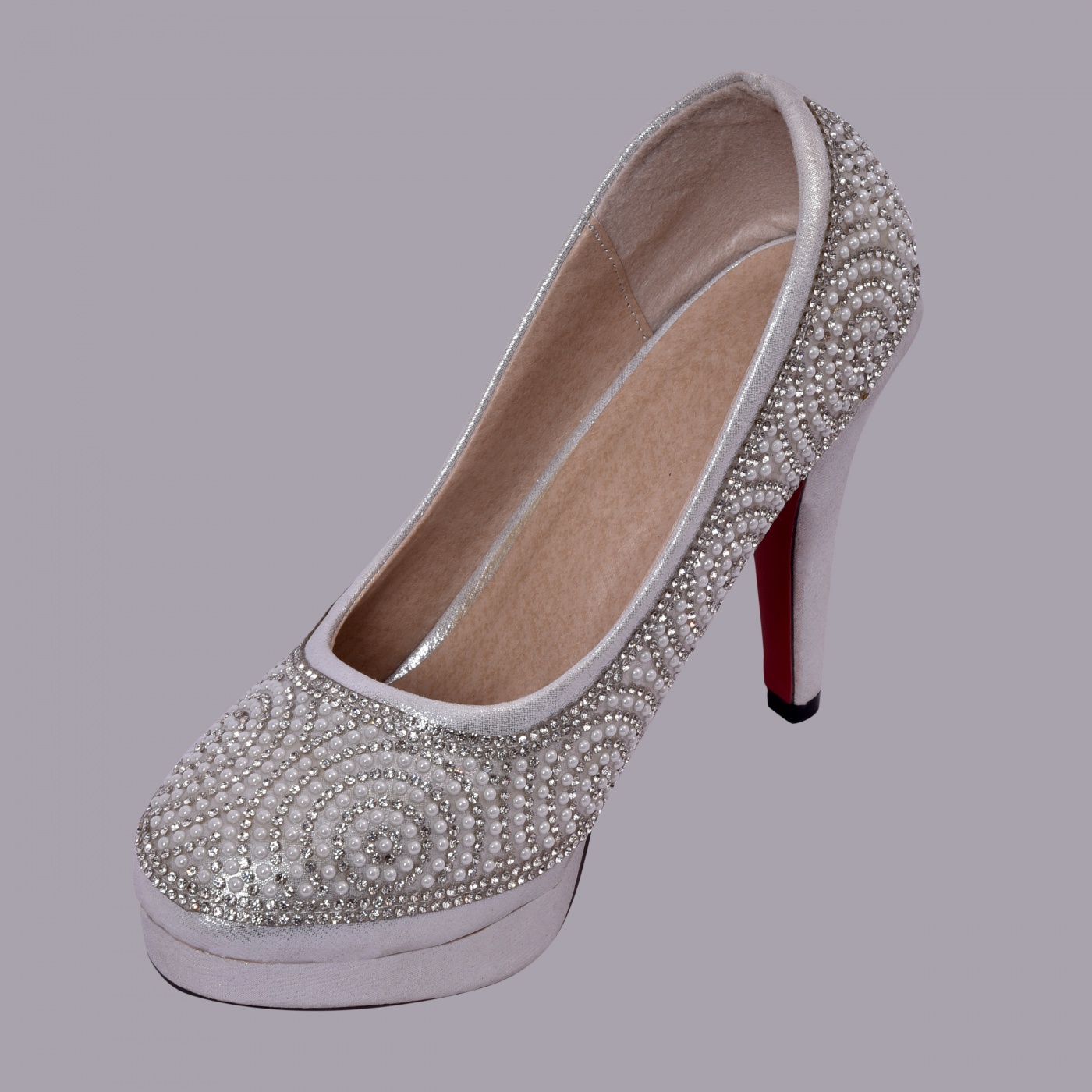 Silver belly shoes online